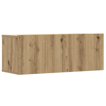 6-tlg. TV-Schrank-Set Wandmontage Artisan-Eiche Holzwerkstoff