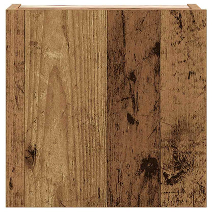 5-tlg. TV-Schrank-Set Wandmontage Altholz-Optik Holzwerkstoff