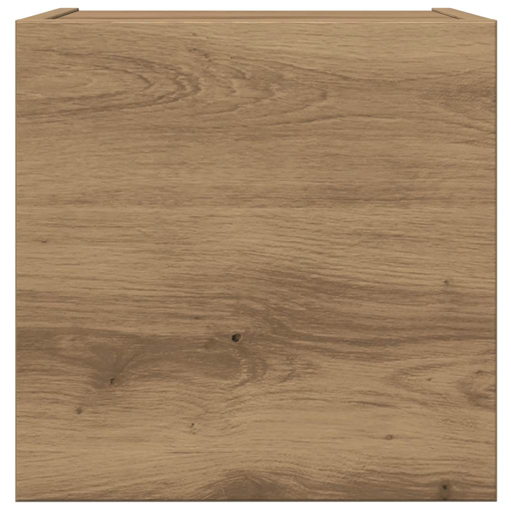 4-tlg. TV-Schrank-Set Wandmontage Artisan-Eiche Holzwerkstoff