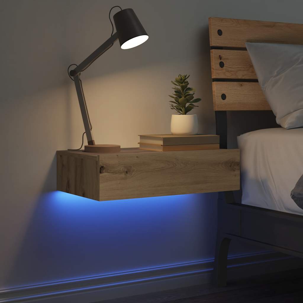 Nachttisch Artisan-Eiche 60x35 cm Holzwerkstoff