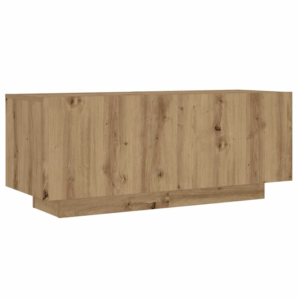 TV-Schrank mit LED-Leuchten Artisan-Eiche 180x35x40 cm