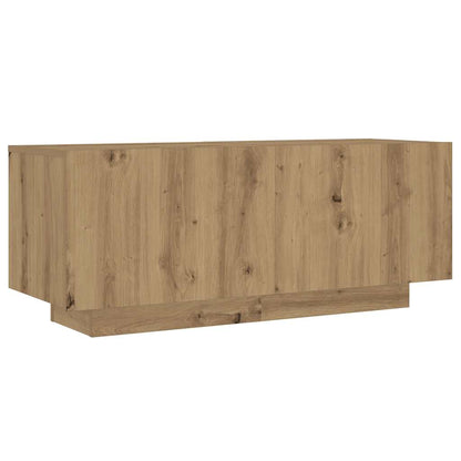 TV-Schrank mit LED-Leuchten Artisan-Eiche 300x35x40 cm
