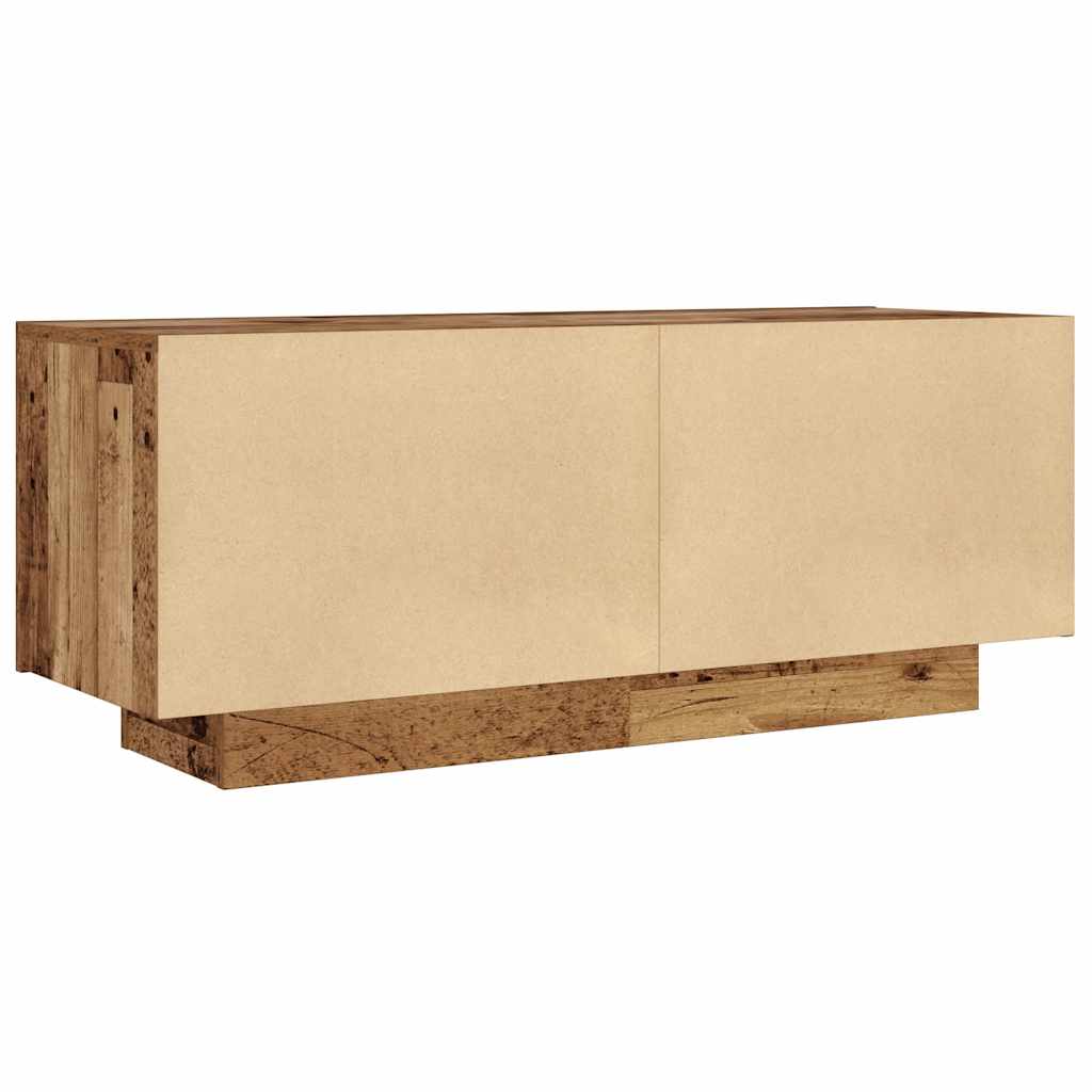 Nachttisch Altholz-Optik 100x35x40 cm Holzwerkstoff