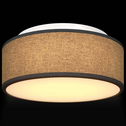 Deckenlampe Schwarz 30 x 13.5 cm Stoff