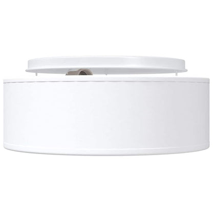 Deckenlampe Weiß 30 x 13.5 cm Stoff