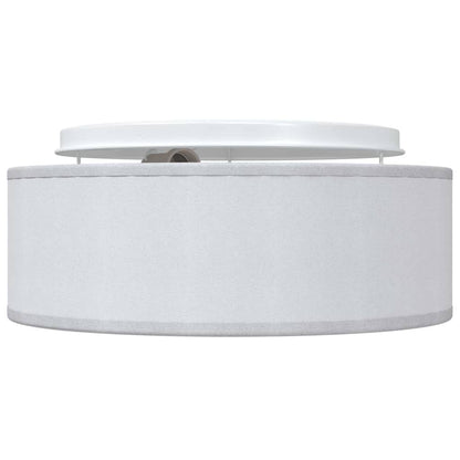 Deckenlampe Grau 30 x 13.5 cm Stoff