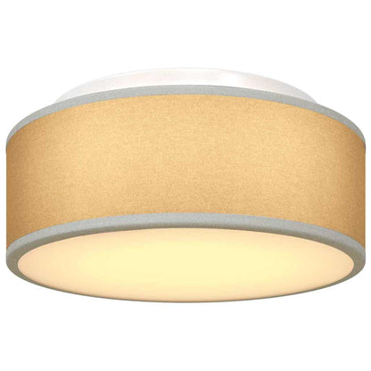 Deckenlampe Grau 30 x 13.5 cm Stoff