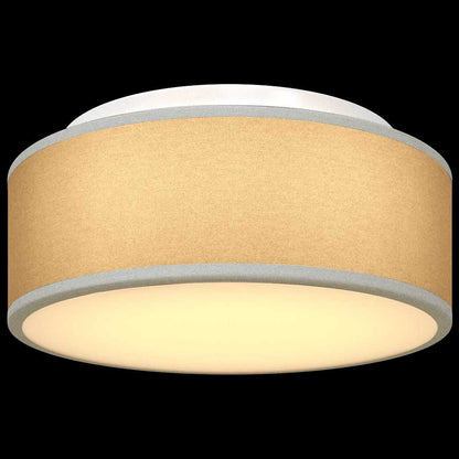 Deckenlampe Grau 30 x 13.5 cm Stoff