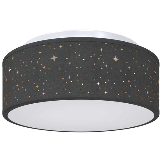 Deckenlampe Schwarz 30 x 13.5 cm Stoff