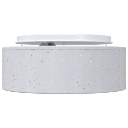 Deckenlampe Grau 30 x 13.5 cm Stoff