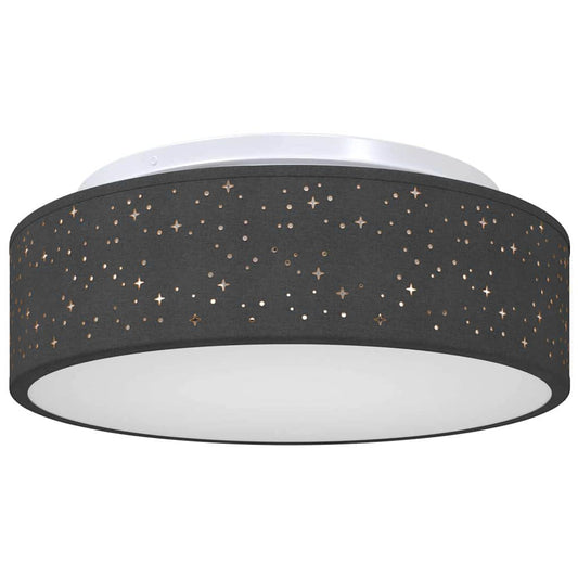 Deckenlampe Schwarz 38 x 13.5 cm Stoff