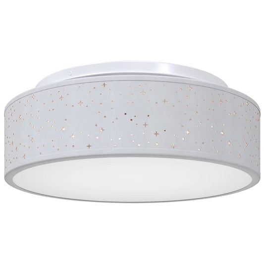 Deckenlampe Grau 38 x 13.5 cm Stoff