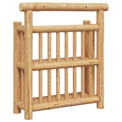 Wandregal mit Regal mit Speicher Braun 40 x 13 x 44 cm Bambus