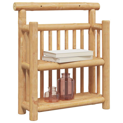 Wandregal mit Regal mit Speicher Braun 40 x 13 x 44 cm Bambus