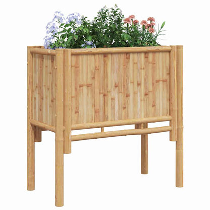 Garten-Hochbeet Braun 70 x 35 x 70 cm Bambus