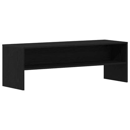 TV-Schrank Schwarz Eichen-Optik 120x40x40 cm Holzwerkstoff