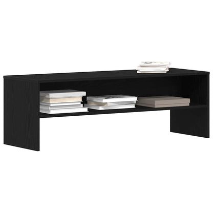 TV-Schrank Schwarz Eichen-Optik 120x40x40 cm Holzwerkstoff