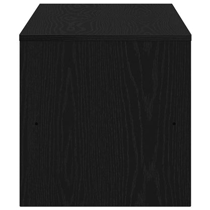 TV-Schrank Schwarz Eichen-Optik 120x40x40 cm Holzwerkstoff