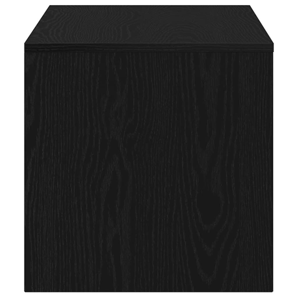 TV-Schrank Schwarz Eichen-Optik 100x40x40 cm Holzwerkstoff