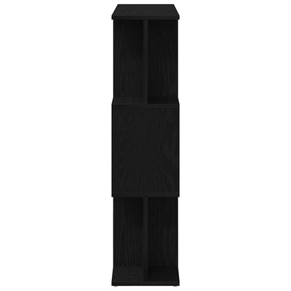 Bücherregal Schwarz Eichen-Optik 80x24x96 cm Holzwerkstoff