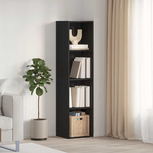 Bücherregal Schwarze Eiche 143 x 30 x 36 cm Holzwerkstoff