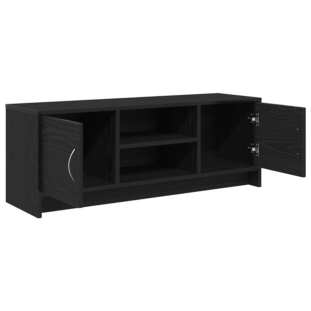 TV-Schrank Eiche schwarz 102x30x37,5 cm Holzwerkstoff