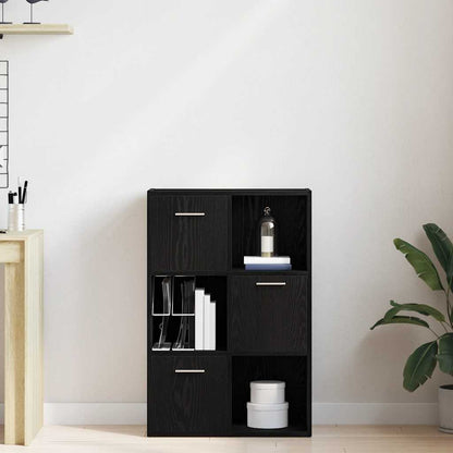 Bücherregal/Raumteiler Schwarze Eiche 60,5x30x90cm Holzwerkstoff