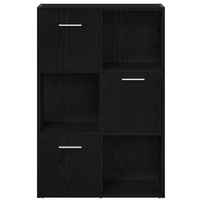 Bücherregal/Raumteiler Schwarze Eiche 60,5x30x90cm Holzwerkstoff