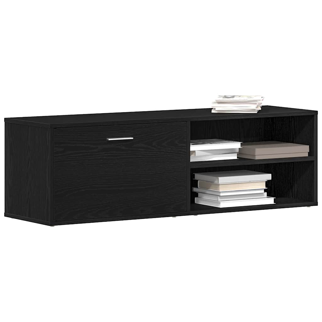 TV-Schrank Schwarze Eiche 120x34x37 cm Holzwerkstoff