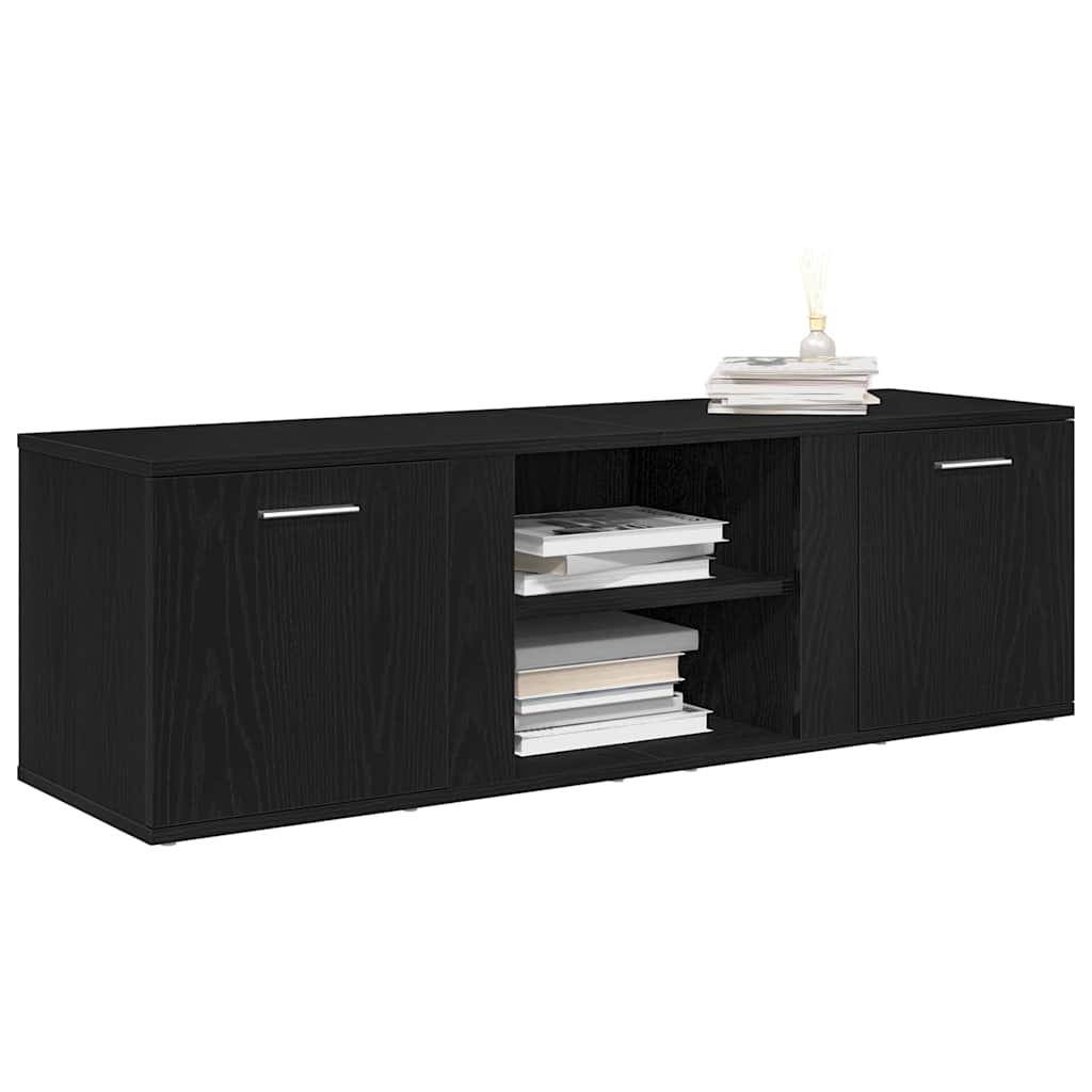 TV-Schrank Schwarze Eiche 120x34x37 cm Holzwerkstoff
