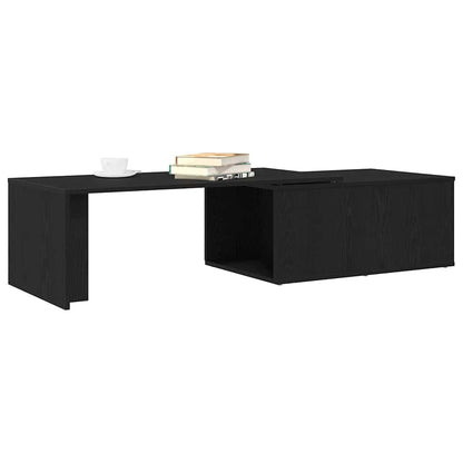 Couchtisch Schwarz Eichen-Optik 150 x 50 x 35 cm Holzwerkstoff