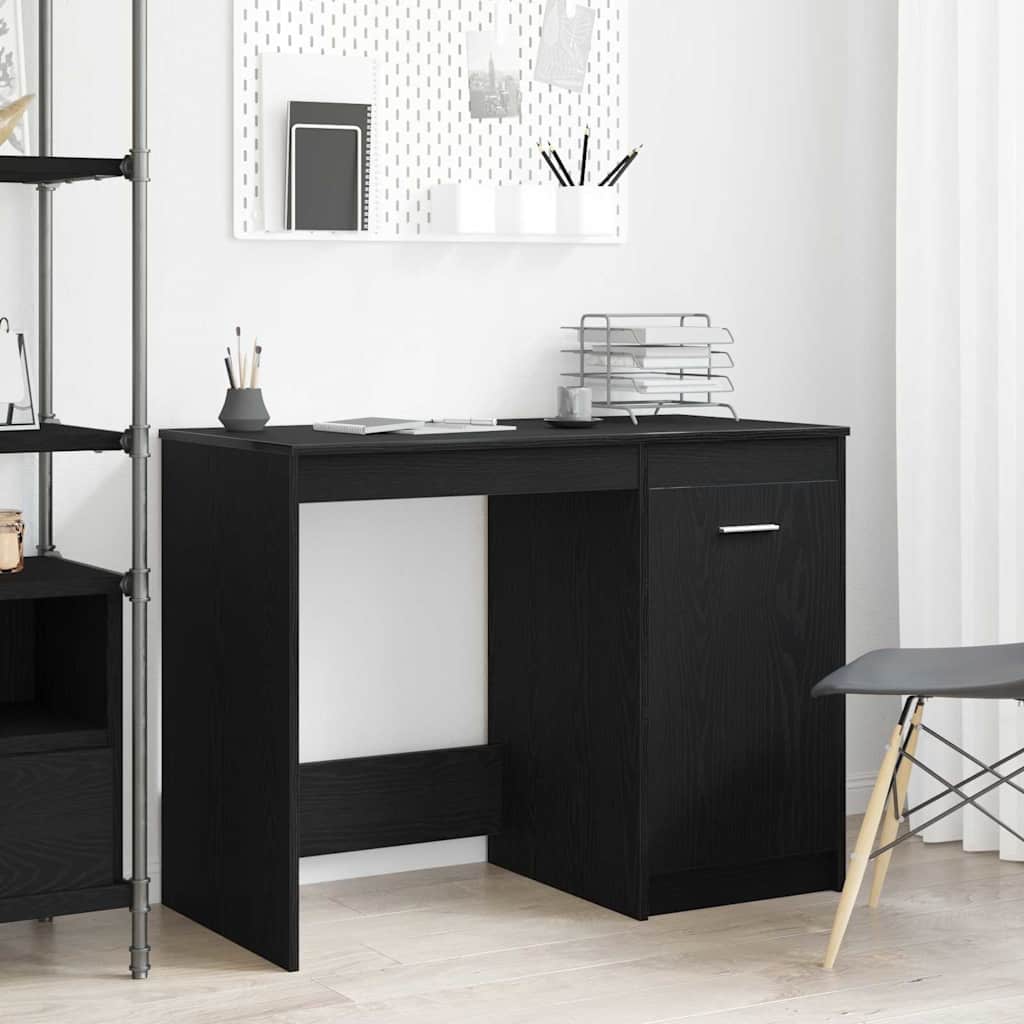 Schreibtisch Schwarze Eiche 100 x 50 x 76 cm Holzwerkstoff