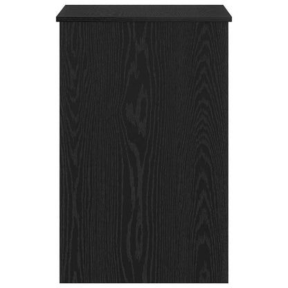 Schreibtisch mit Speicher Schwarz Eichen-Optik 100 x 50 x 76 cm