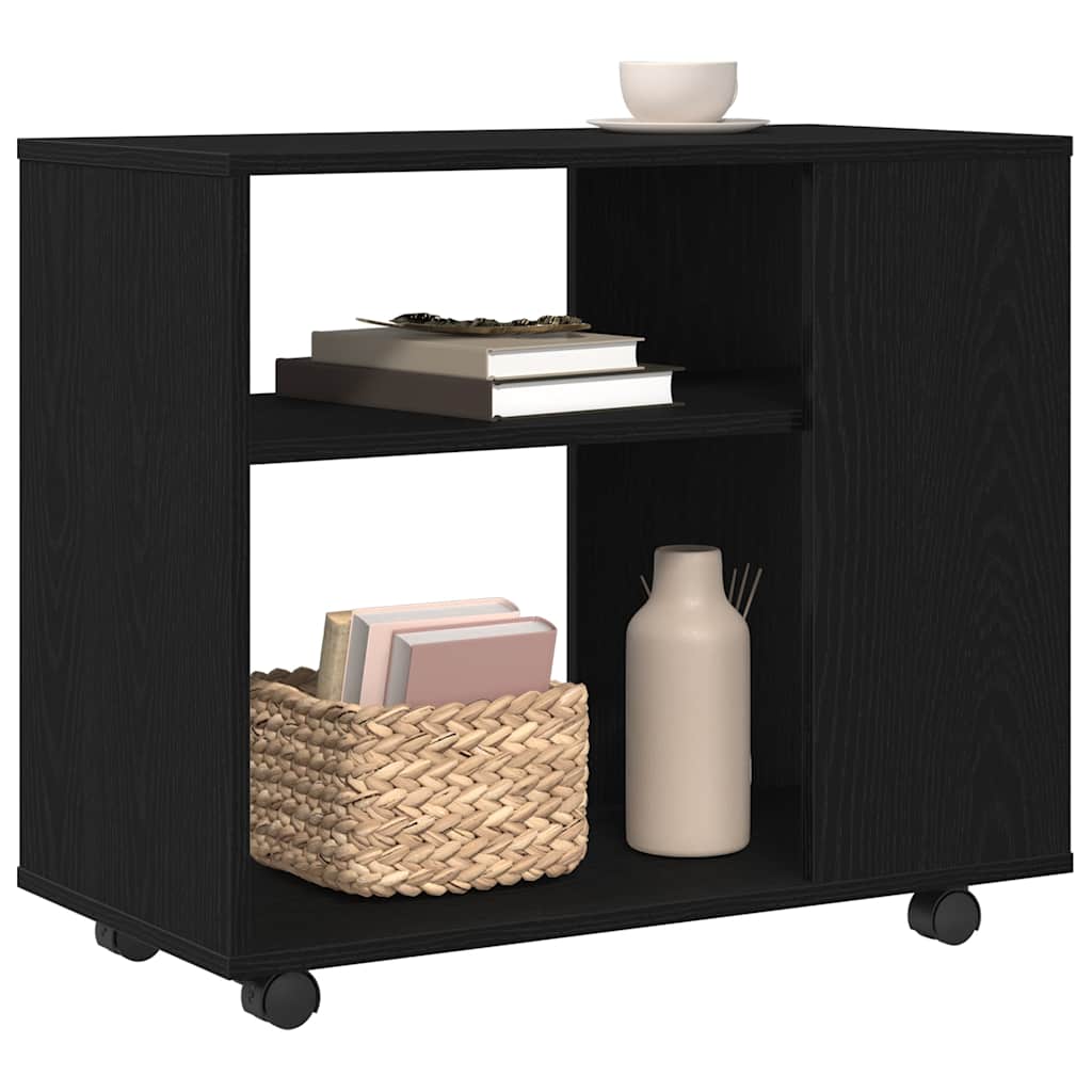 Beistelltisch Schwarze Eiche 70x35x60 cm Holzwerkstoff