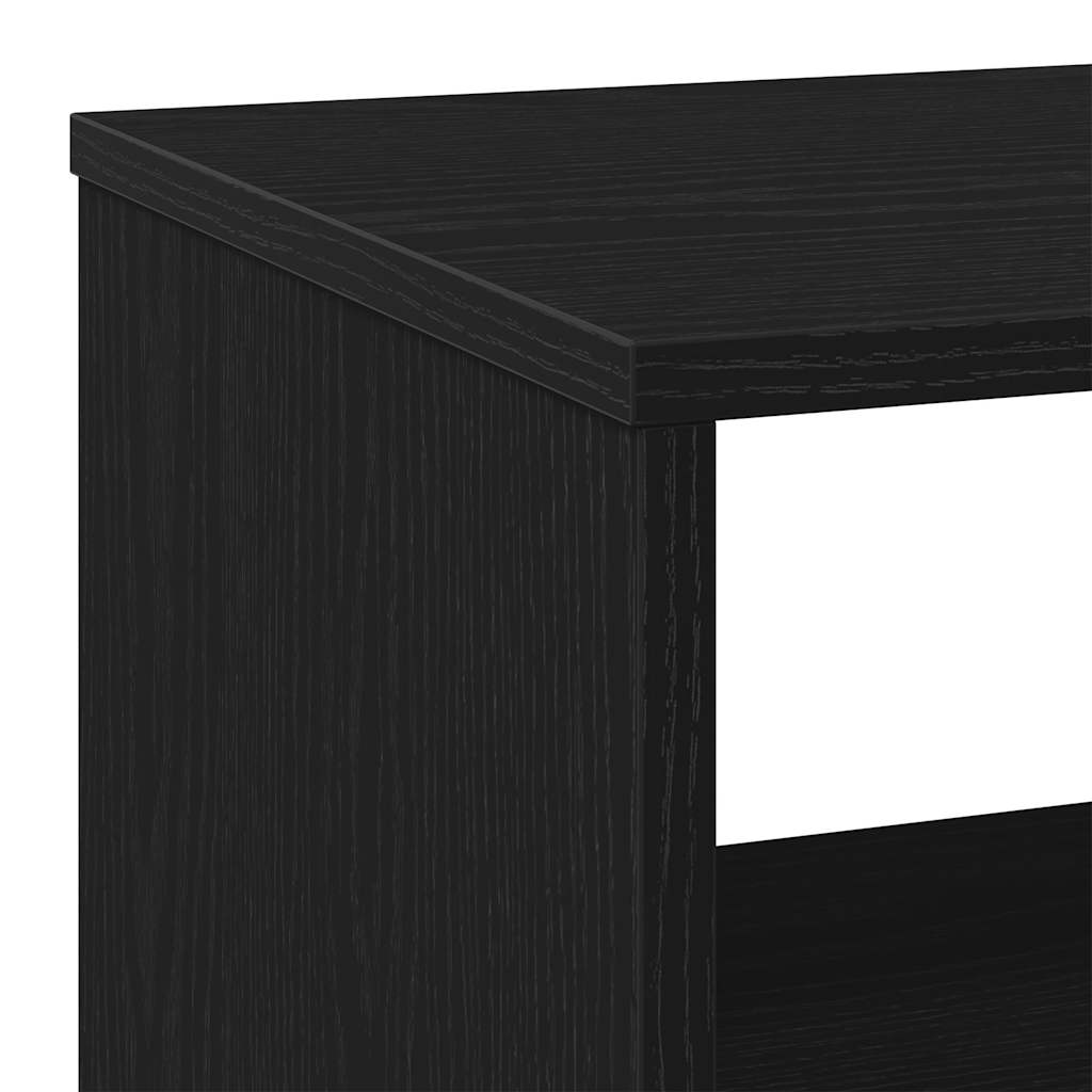 Beistelltisch Schwarze Eiche 70x35x60 cm Holzwerkstoff