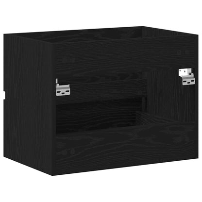 Spülbeckenschrank Schwarz Eiche 60x38,5x45 cm Holzwerkstoff