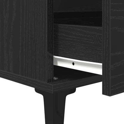 Sideboard Schwarze Eiche 60 x 35 x 70 cm Holzwerkstoff