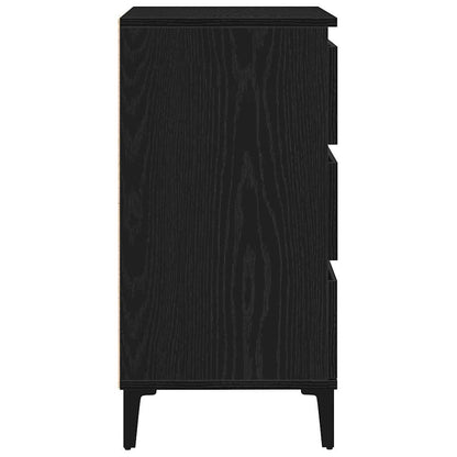 Sideboard Schwarze Eiche 60 x 35 x 70 cm Holzwerkstoff