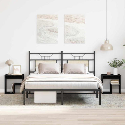 Nachttisch 2 pcs Schwarze Eiche 40 x 30 x 40 cm Holzwerkstoff