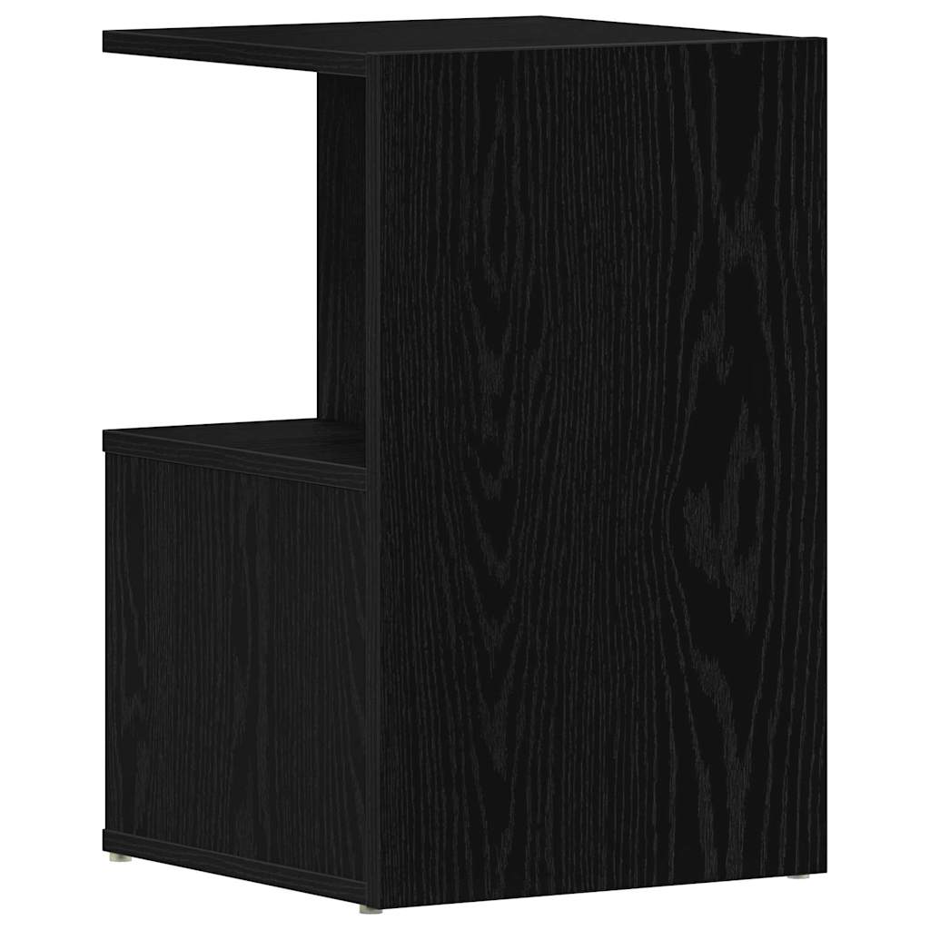 Nachttisch 2 pcs Schwarze Eiche 35 x 35 x 55 cm Holzwerkstoff