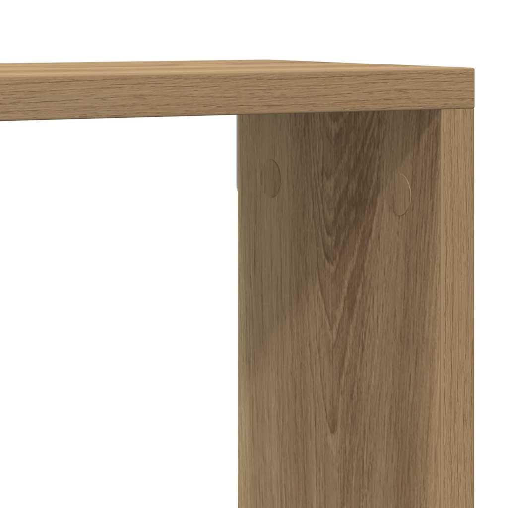 Wandregal 4 pcs Artisan-Eiche 80 x 15 x 26 cm Holzwerkstoff