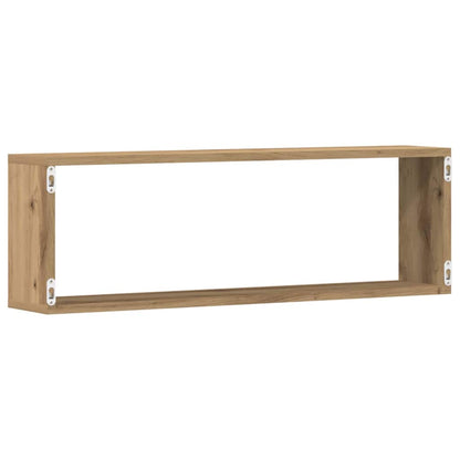 Wandregal 4 pcs Artisan-Eiche 80 x 15 x 26 cm Holzwerkstoff