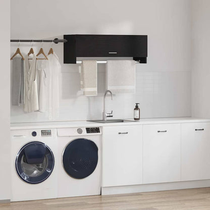 Kleiderschrank Schwarz Eichen-Optik 100 x 32,5 x 35 cm