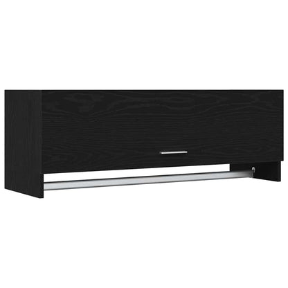 Kleiderschrank Schwarz Eichen-Optik 100 x 32,5 x 35 cm