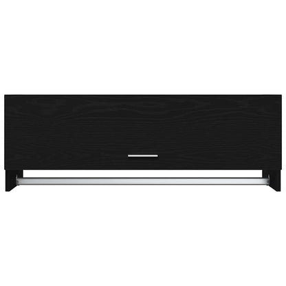 Kleiderschrank Schwarz Eichen-Optik 100 x 32,5 x 35 cm