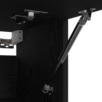 Kleiderschrank Schwarz Eichen-Optik 70 x 32,5 x 35 cm