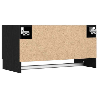 Kleiderschrank Schwarz Eichen-Optik 70 x 32,5 x 35 cm
