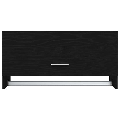 Kleiderschrank Schwarz Eichen-Optik 70 x 32,5 x 35 cm