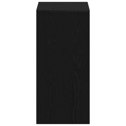 Schreibtisch mit Regal Schwarz Eichen-Optik 102,5 x 35 x 75 cm