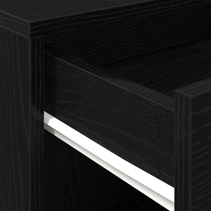 Rollschrank Schwarze Eiche 45 x 38 x 54 cm Holzwerkstoff